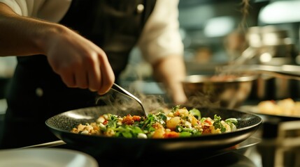 Deutsche Küche mit Frühlingszutaten - Chef Plateing für Kochkunst