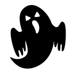 Ghost.  Vector clipart isolated on white background.
