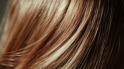 Fototapeta premium Glossy Hair Close-Up Shot of Woman Locks