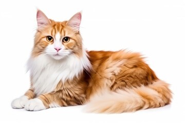 Obraz premium Cat maine-coon mammal animal kitten.