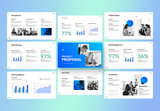 Professional Corporate Project Proposal Presentation Template