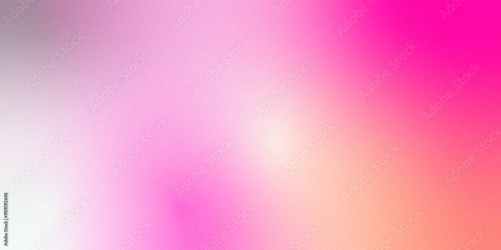 Poster abstract pink and purple gradient background. noise grainy gradient background blending orange, pink