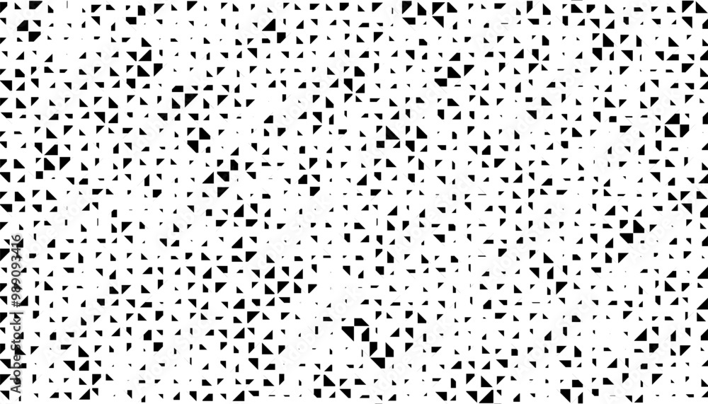 Poster black and white abstract geometric pattern. triangle shape for jersey pattern template. abstract spo