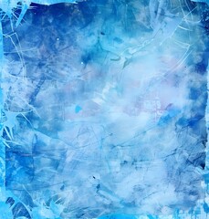 Obraz premium Abstract Blue Grunge Texture Background For Scrapbooking