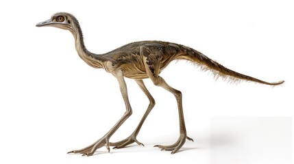 Fototapeta premium A Detailed Illustration of a Prehistoric Bird