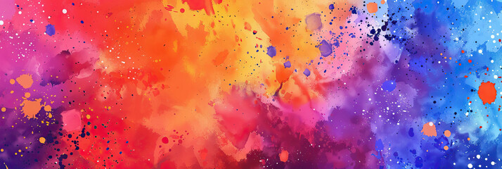 Fototapeta premium Abstract Watercolor Splatter Background for Modern Game Show