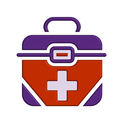 First aid kit icon template