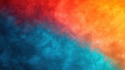 Fototapeta premium Colorful abstract background with vibrant red, orange, and blue hues.