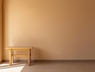 Fototapeta premium Hospital prayer room, serene space with subtle decor, hospital chapel, spiritual care