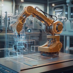 Futuristic 3D AI Robot Design and Analysis System