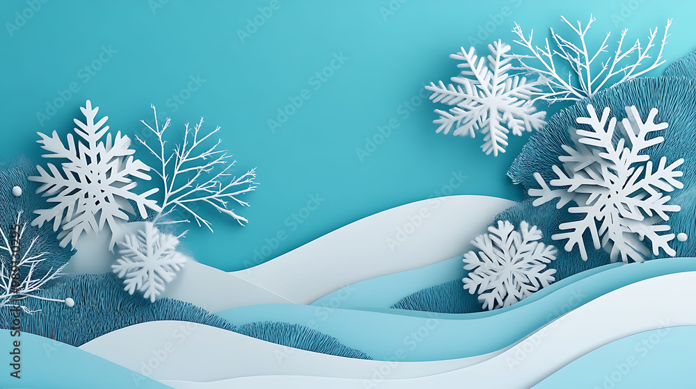 Poster share spirit of happy holidays team modern holiday card offering a spacious blank area on the upper 