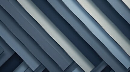 Fototapeta premium Abstract Geometric Pattern in Cool Tones