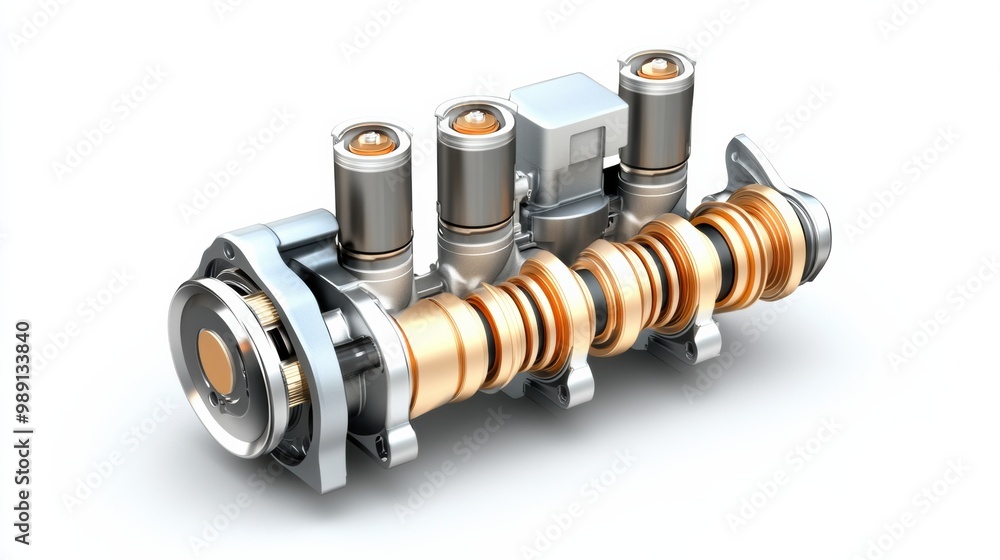 Poster engine component with precision engineering design