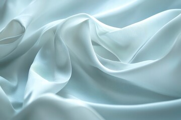 Fototapeta premium Abstract Draped Fabric with Soft Light and Texture
