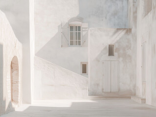 Minimalistic Small-Town Landscapes