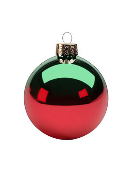 A Christmas ball as element on transparent background