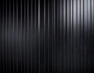 Obraz premium Metallic black texture. Steel sheet roof background. Iron corrugated background.