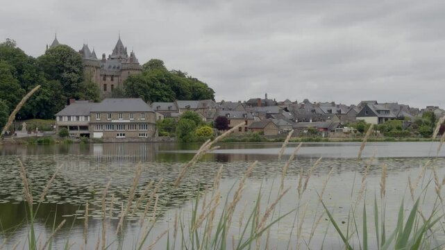 View of Combourg Castle from Lac Tranquille