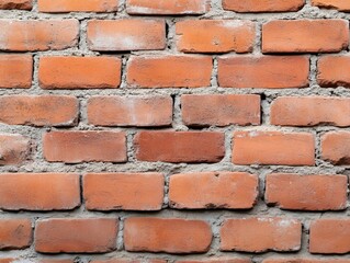 Obraz premium Detailed Texture of a Grunge Red Brick Wall with Weathered Grungy Pattern for Architectural Background