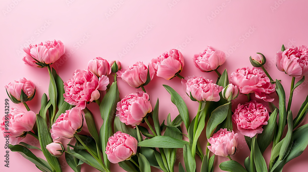 Poster mothers day card designed with a minimalist 2d layout offers an expansive blank area on the lower ri