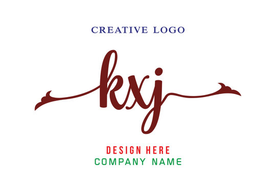 KXJ  lettering logo is simple, easy to understand and authoritative