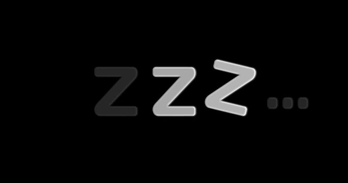 Z-z-z text on text bubble. Printable graphic tee. Design doodle for print. Colorful tag. Zzz Cartoon hand drawn comic style. Icon for sleeping mode