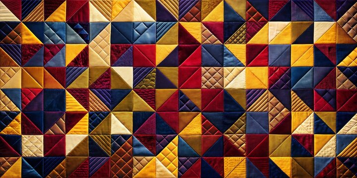 Vibrant patchwork-inspired abstract background