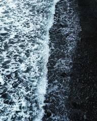 water flowing into the water