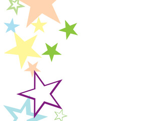 Light abstract glowing bokeh highlights.  Little starburst spangles Christmas decoration confetti. 