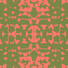  Print in the bohemian style. Vector illustration. 1970 Aesthetic Textures with Flowing Waves