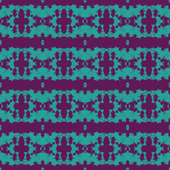  Print in the bohemian style. Vector illustration. 1970 Aesthetic Textures with Flowing Waves