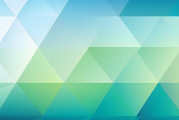 Obraz premium Abstract Geometric Blue Green Gradient Background