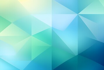 Abstract Geometric Blue Green Gradient Background