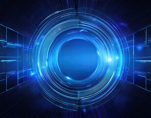 Digital backdrop with blue copy space.