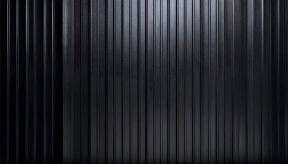 Metallic black texture. Steel sheet roof background. Iron corrugated background.