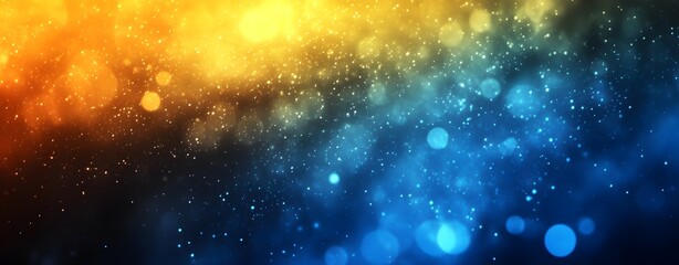 Fototapeta premium Abstract Blue Yellow Gradient Background