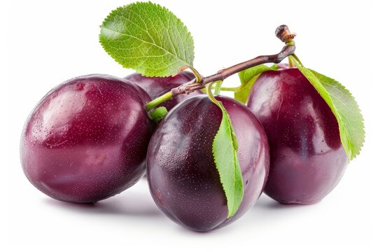 A fresh java plum isolated on white