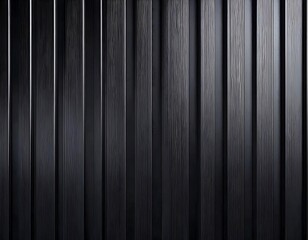 Obraz premium Metallic black texture. Steel sheet roof background. Iron corrugated background.