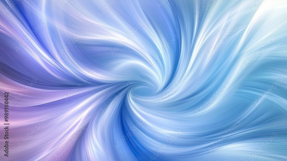 Poster a minimalist abstract background with soft gradients of blue and purple, creating a calming and mode