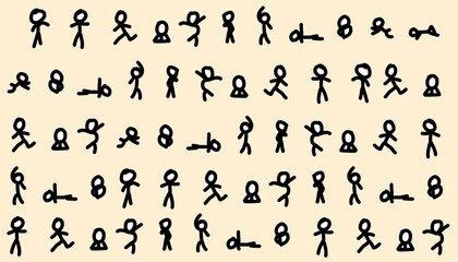 silhouettes of people