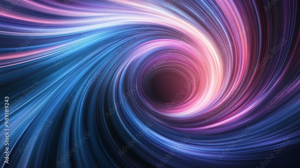 Poster a mesmerizing swirl of vibrant colors creating a sense of depth and movement, perfect for abstract a