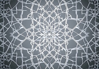 Obraz premium Islamic Geometric Pattern with Star Design