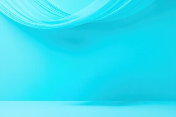 Abstract light blue background with flowing wave design.