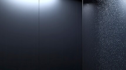 A window rattling from the force of a hurricane, rain slamming against the glass, wind howling outside