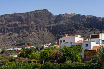 he picturesque village of Tejeda, founded in the 15th century, is located in the center of the island. Gran Canaria. Canary Islands. Spain.