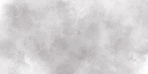 Abstract white and gray isolated cloud cumulus clouds. Gray aquarelle painted realistic fog or mist smoky textured canvas design. White and ash messy wall stucco texture background.	
