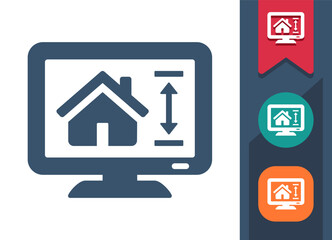 Architecture, House, Plan, Blueprint Icon
