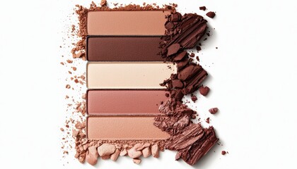 Capture the essence of wide-angle beauty with a palette of rich makeup shades