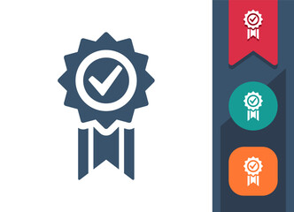 Award, Ribbon, Medal, Prize Icon © 13ree_design