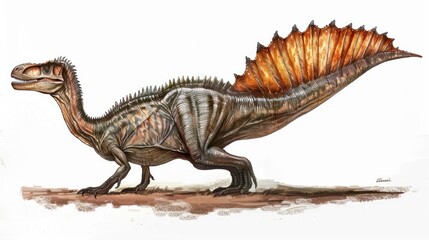 Fototapeta premium Spinosaurus - A prehistoric giant